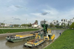 Завершены работы по расчистке реки Карповки