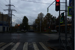 В Приморском районе подключен новый светофор