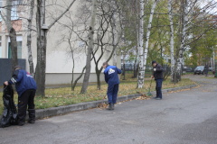 Осенний месячник по благоустройству в спортивной школе олимпийского резерва № 2 Невского района