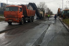 В южной части Санкт‑Петербурга продолжается капитальный ремонт дорог