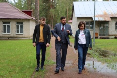 Первый заместитель главы администрации посетил детский лагерь «Факел»