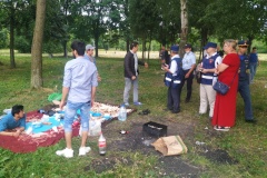 В парке Авиаторов наводят порядок