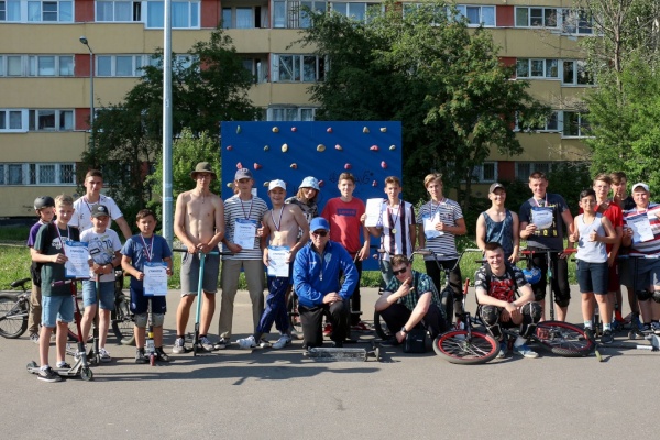В Выборгском районе прошли соревнования по BMX-спорту и самокату