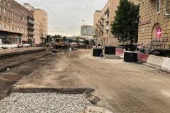 Ночью частично откроется движение на Среднеохтинском проспекте