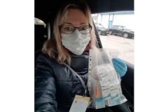 Волонтеры Кировского района работают без выходных