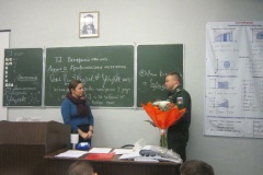 В филиале Военно-космической академии имени А.Ф.Можайского Пушкинского райна 19 ноября отметили День преподавателя высшей школы