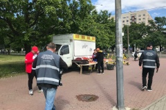 Работы по освобождению городской территории от незаконных торговых объектов проведены в шести районах города
