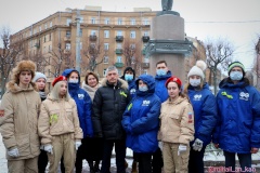 Внук Маршала Ленинградской Победы Алексей Говоров встретился с молодежью Кировского района