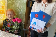 100-летний юбилей отметила жительница Невского района Броня Захаровна Гаврилова