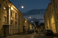 Волжский переулок получил современную систему освещения