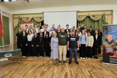 В школе № 249 им. М.В. Маневича Кировского района прошла встреча с координатором Северного отделения Молодежки Народного фронта