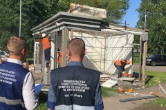 Проведены мероприятия по освобождению земельных участков, занятых без правовых оснований под размещение торговых павильонов