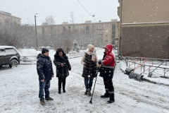 Глава района Виктор Полунин провел традиционный обход внутриквартальных территорий района
