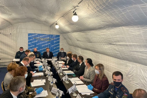 Учения по ликвидации природных пожаров