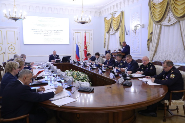 Заседание Антинаркотической комиссии Санкт‑Петербурга