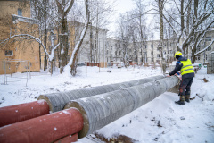 Началась реконструкция теплосетей в Пушкине, которая повысит надежность снабжения теплом целого жилого квартала