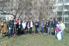 Акция «Наш чистый двор» прошла в школах Фрунзенского района
