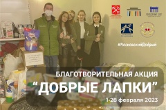 Стартовала благотворительная акция "Добрые лапки"