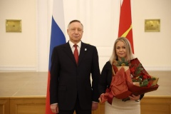 Александр Беглов наградил тренера СШОР №2 Невского района