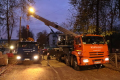 В Выборгском районе ликвидируют технологическое нарушение