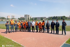 Спасатели провели тренировку по спасению утопающих