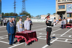 Глава администрации Кировского района Сергей Иванов поздравил курсантов Суворовского военного училища с принятием присяги