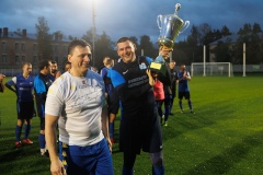 На «Спартаке» прошел товарищеский футбольный матч между командами правительств Санкт‑Петербурга и Ленинградской области