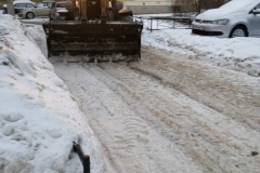 Уборка снега в Выборгском районе