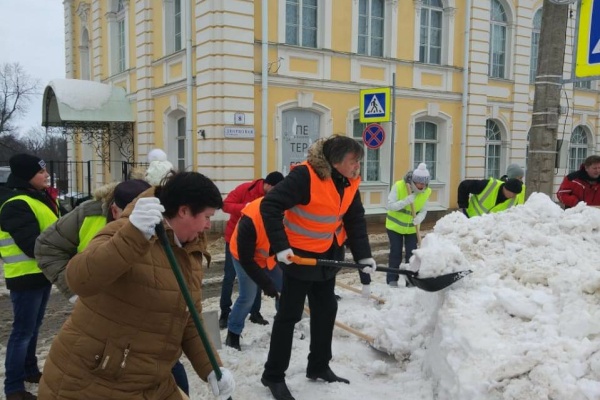 Субботник в Петродворцовом районе