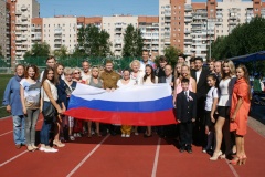 В Кировском районе отметили День российского флага