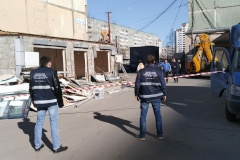 В Выборгском районе проведены мероприятия по освобождению незаконно занятого земельного участка