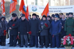 В Невском районе состоялся торжественно-траурный церемониал, посвященный 37-й годовщине вывода советских войск из Афганистана
