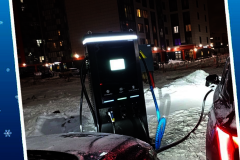 В Калининском районе заработала вторая заправка для электромобилей