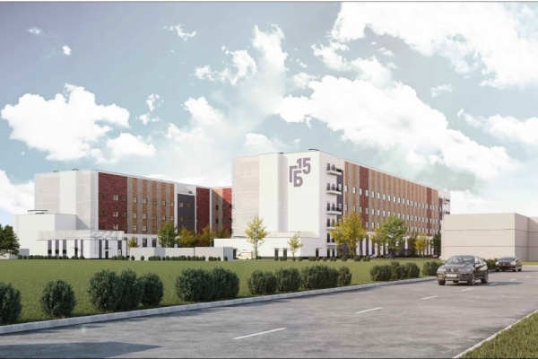 Новый высокотехнологичный корпус построят для городской больницы №15