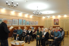 В Рыбацкой библиотеке состоялся творческий вечер «Слов разноцветные стекла пересыпать наугад?»