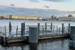 Завершены работы по обновлению причалов «Адмиралтейство», «Летний сад»