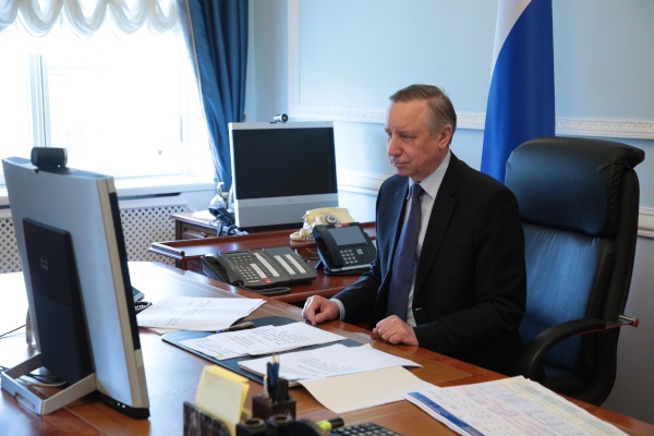 Совещание с прокурором Санкт‑Петербурга Сергеем Литвиненко по вопросу реализации государственной политики в условиях распространения коронавирусной инфекции
