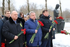 На Невском воинском кладбище почтили память защитников Ленинграда и жителей блокадного города