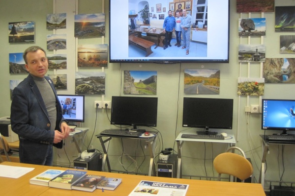 В библиотеке № 2 прошла встреча «Записки валаамского трудника»