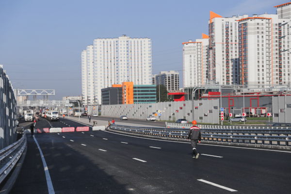 Открытие движения по Московско-Дунайской транспортной развязке
