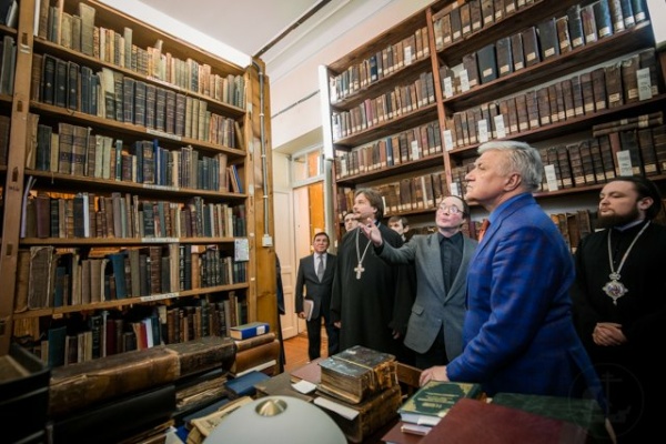 Члены Общественной палаты Санкт‑Петербурга посетили Духовную Академию