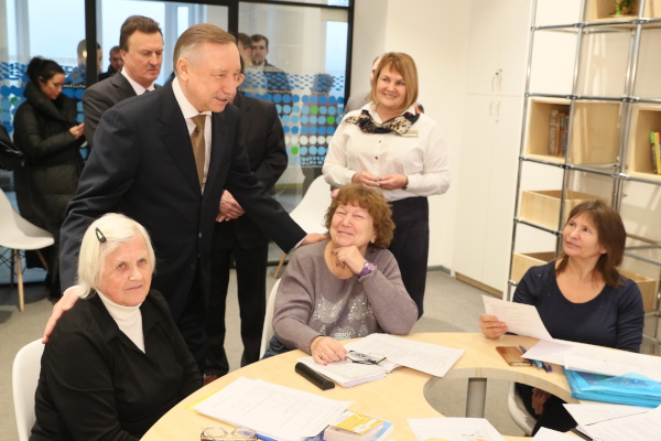 Посещение клуба активного долголетия «60+» в Московском районе