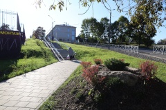 В Ломоносове открыли два новых общественных пространства, созданных по программе «Формирование комфортной городской среды»