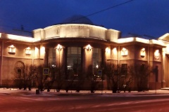 Обновлена подсветка Центральной библиотеки в Кронштадте
