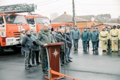 В Мариуполе открылась пожарно-спасательная часть, восстановленная петербургскими строителями