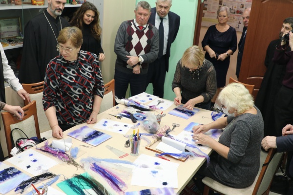 Открытие социально-досугового центра для пожилых людей в Пушкине