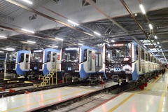 Александр Беглов: На вторую линию Петербургского метрополитена вышли новые вагоны «Балтиец-2» с интерактивным медиаэкраном и усовершенствованной системой вентиляции