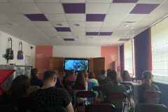 В Подростково-молодежном клубе «Молодёжный» прошла киновстреча с психологом «Проектор»