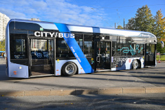 На 128 маршрут вышел новый электробус