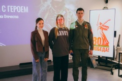 В Московском районе состоялась встреча молодёжи с ветераном боевых действий в рамках СВО